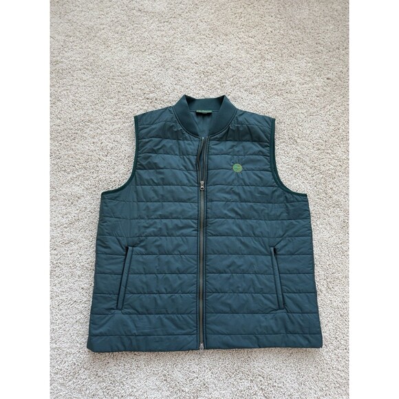 Masters 1934 XL Augusta National Golf Club Members Green Vest Berckmans EUC - Picture 1 of 10